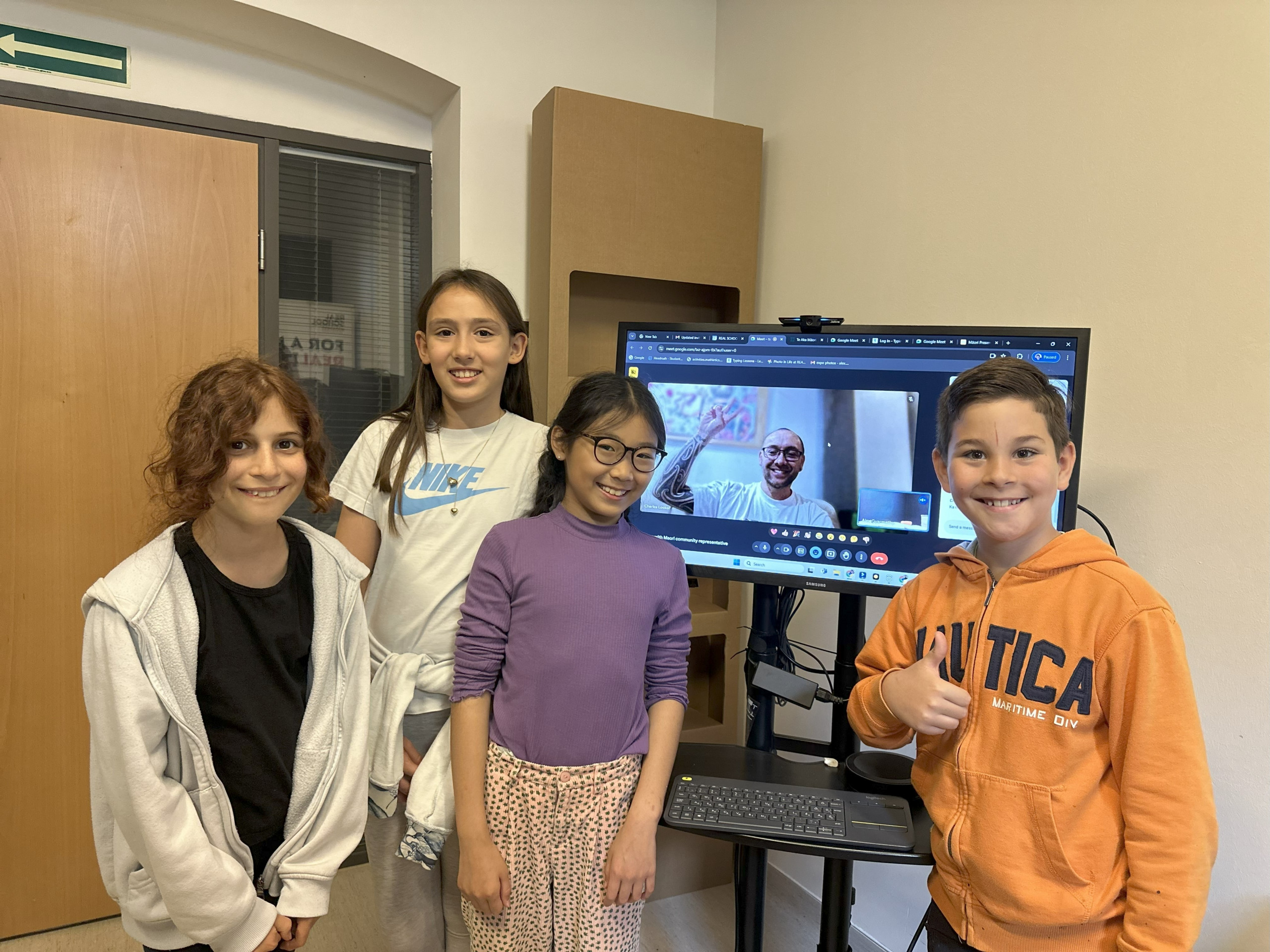 Taking part in a conversation with an Indigenous person