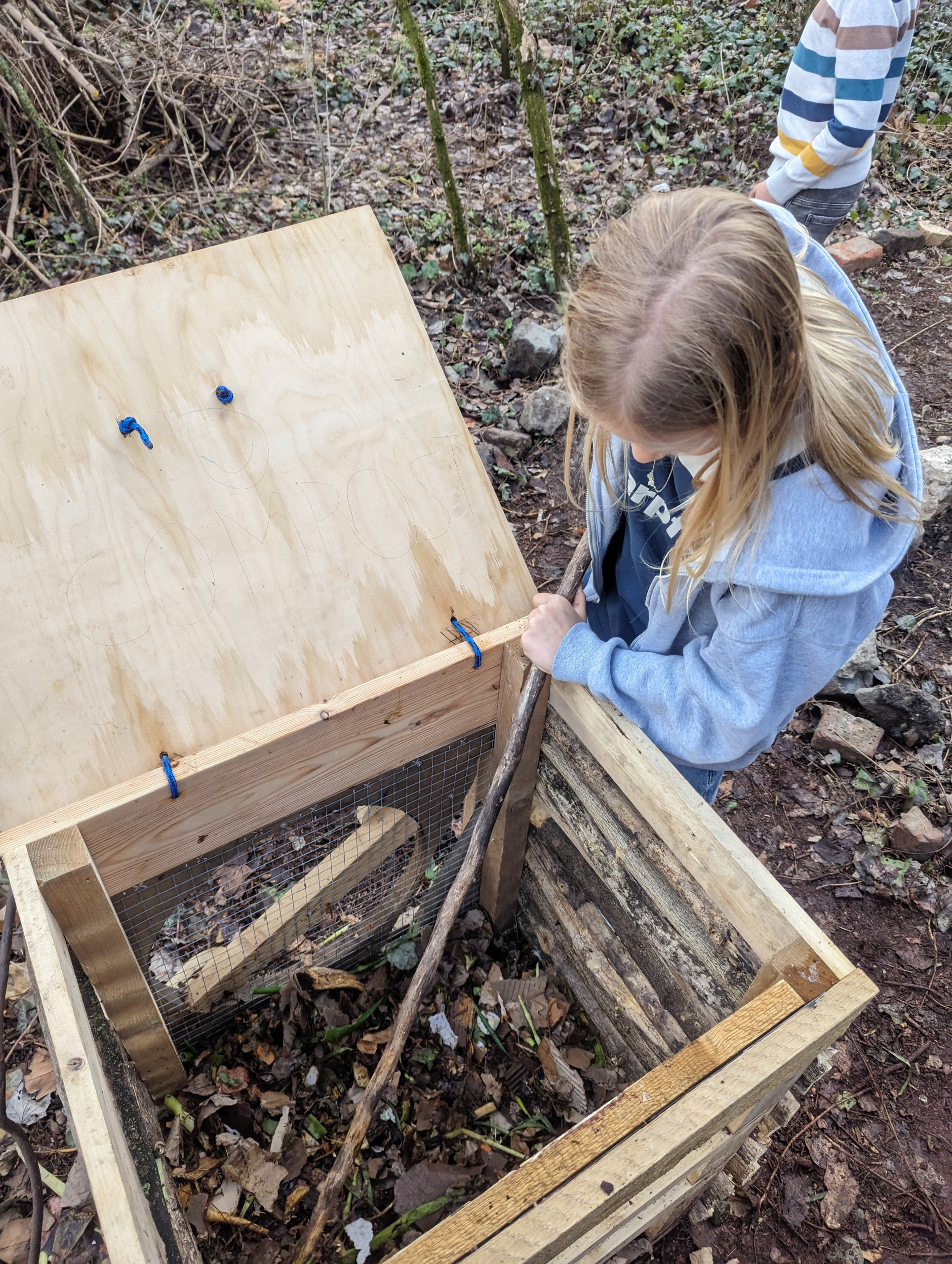 Creating a school compost